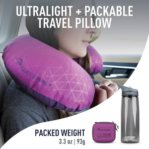 Aeros Premium Traveller Pillow - Magenta