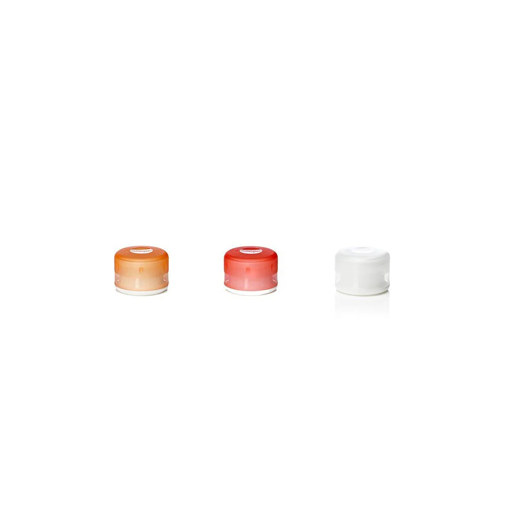 GoTubb 3-pack Medium Clear/Orange/Red