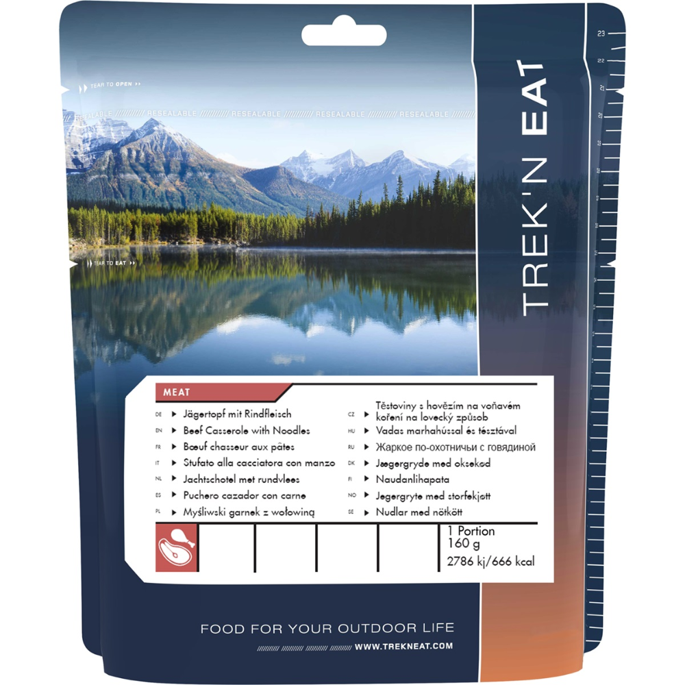 Trek'n Eat • Beef Casserole with Noodles • Outdoormaaltijd