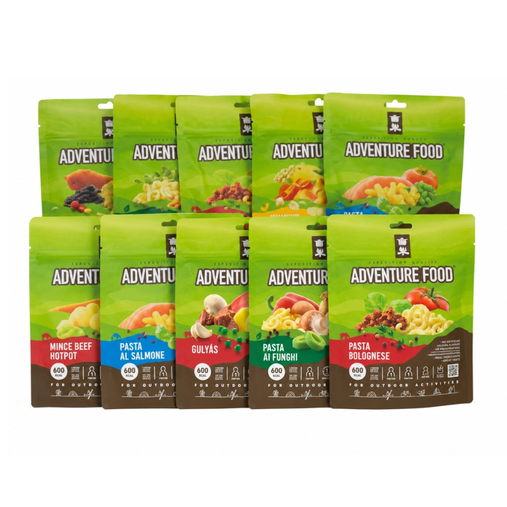 Adventure Food Selection 10 Pack Vriesdroogmaaltijden