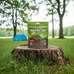 Adventure Food Bobotie gevriesdroogde zuid-afrikaanse rijstmaaltijd met gehakt en sperziebonen