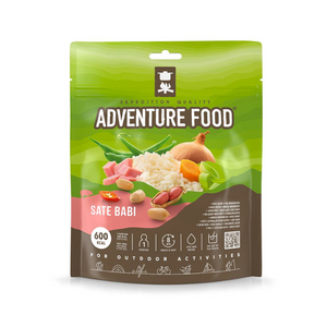 Adventure Food Sate Babi gevriesdroogde rijstmaaltijd met varkensvlees en pindasaus