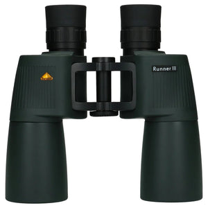 Bynolyt Runner III 7x50 Fixed Focus porro verrekijker met zwarte rubberen behuizing en vaste scherpstelling