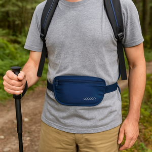 Cocoon Secret Waist Wallet Navy / Blue