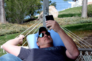 Cocoon Travel Down Pillow Small, Light Blue