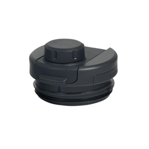 Dometic Chug Lid 76mm donkergrijze dop van opzij bekeken met schroefdraad