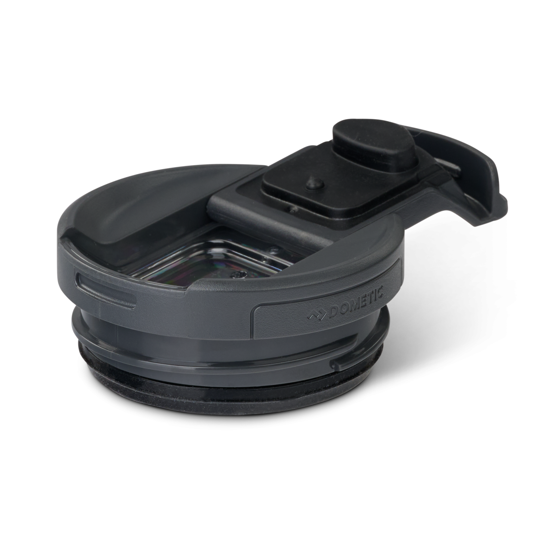 Dometic Swig Lid 76mm donkergrijze drinkdop met handige schuifsluiting