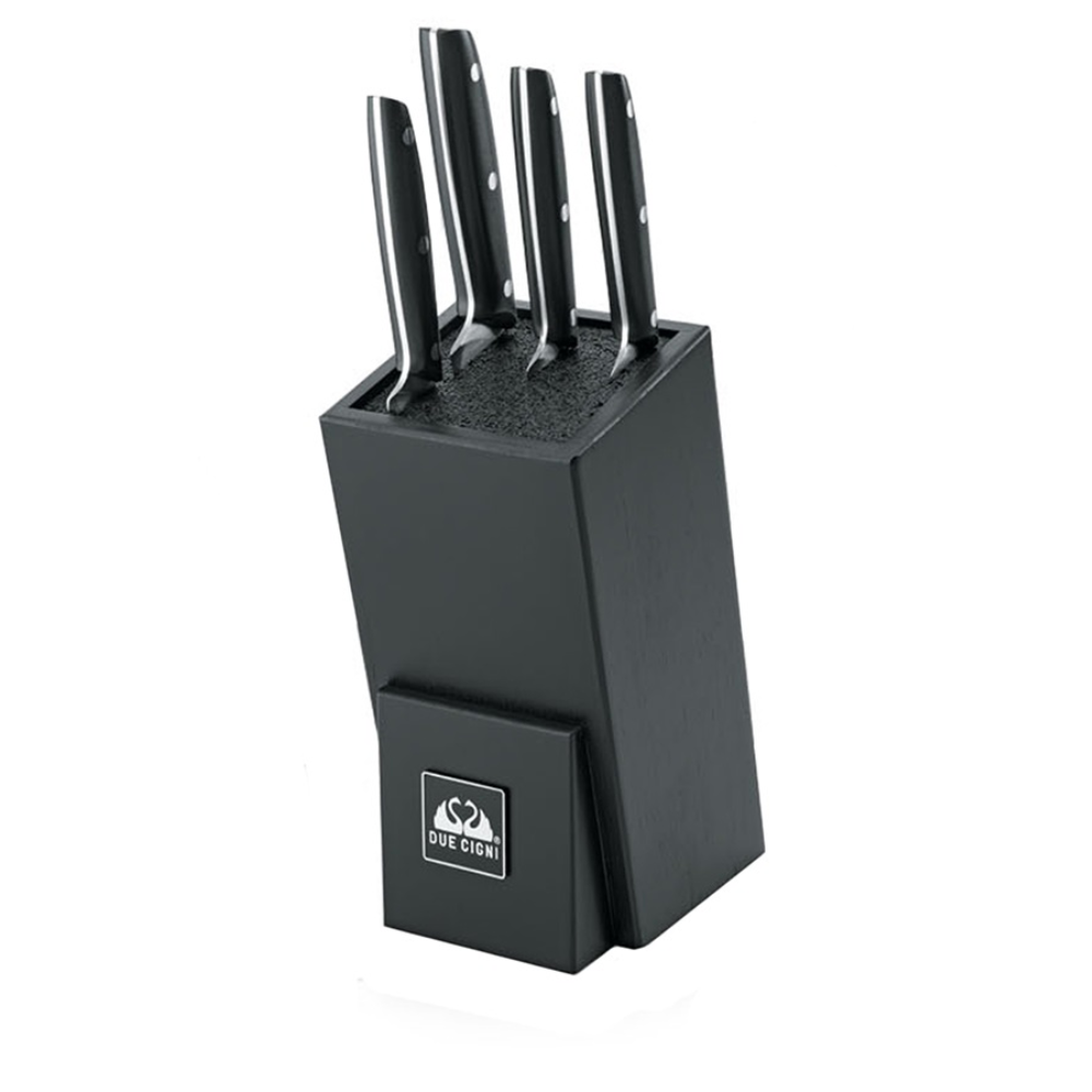 Due Cigni Messenblok Bamboo Zwart