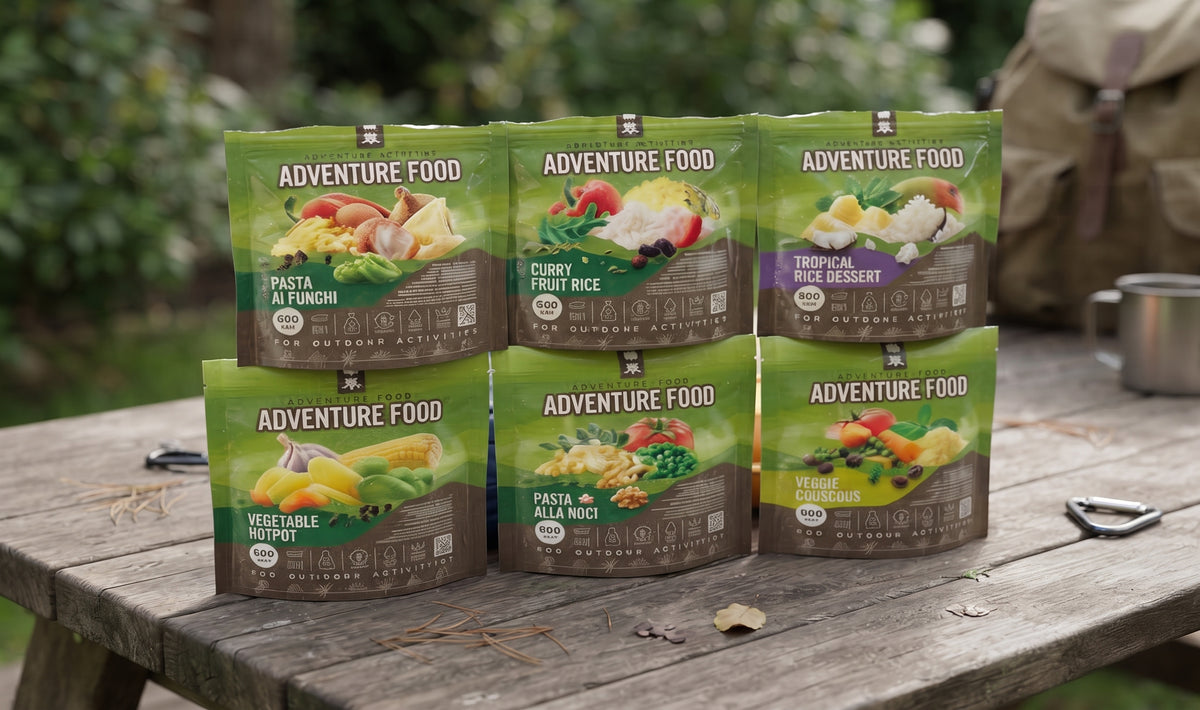 Adventure Food Vegetarisches Probierpaket • Mahlzeiten-Set 🥦