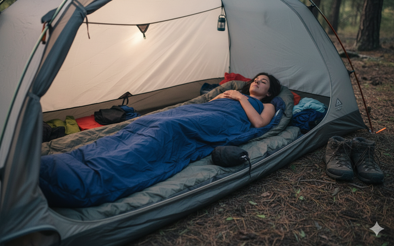 Cocoon Mummy Liner, 100% Silk - Outdoor Food