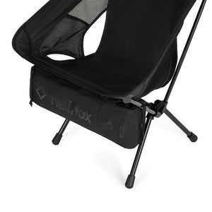 Helinox Sunset Chair zwarte draagtas met ritssluiting en Helinox logo voor de stoel