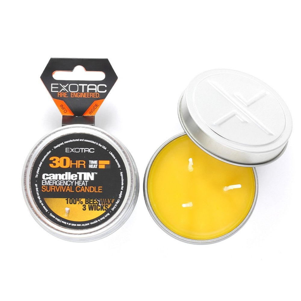Exotac CandleTIN Large Burn - Outdoor Food
