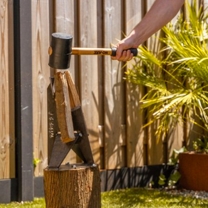 No Axe houtklover blank staal