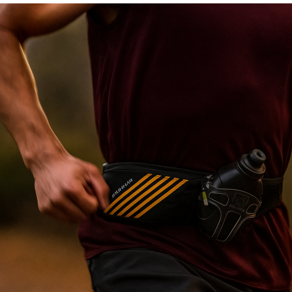 nathan drinkgordel Swift Plus 300ml Zwart - Drinkgordel - Outdoor Food