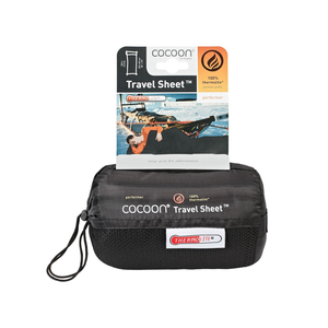 Cocoon Travelsheet Thermolite Performer Volcano black - Outdoor Food