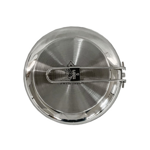 Opvouwbare RVS Koekenpan met deksel