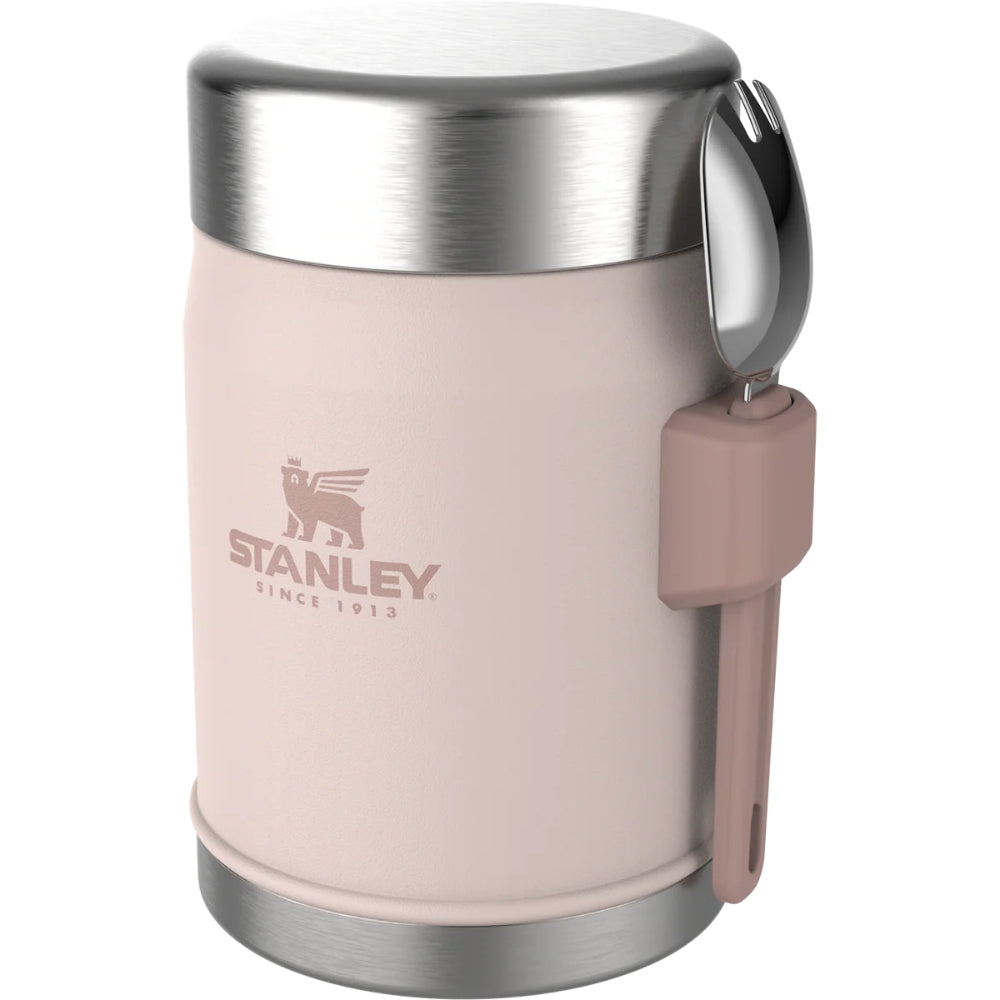 Stanley Legendary Spork Foodjar Rose Quartz 0,4L roze roestvrijstalen voedselthermosfles met geĂŻntegreerde spork
