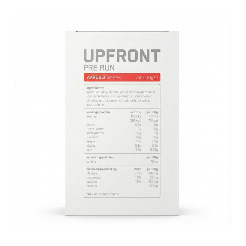 Upfront • Pre-Run • Energie & hydratatie vóór inspanning