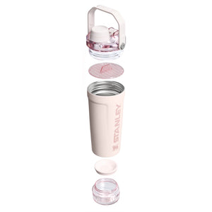 Vitalize Shaker Bottle lekvrije eiwitshaker met maataanduiding, mengbal en schroefdop, inhoud 0,59 liter