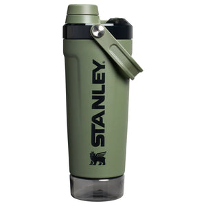 Vitalize Shaker Bottle lekvrije eiwitshaker met maataanduiding, mengbal en schroefdop, inhoud 0,59 liter