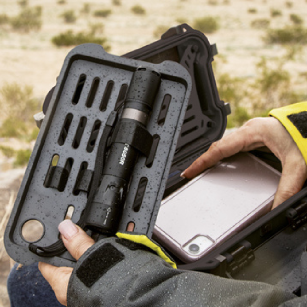 Peli, krachtige opberg boxen.