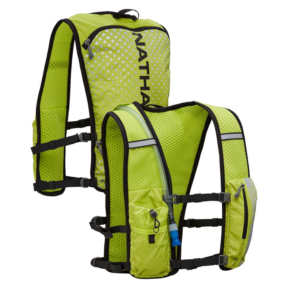 Hypernight hydratatie vest Quickstart 2.0 4L Hi-Viz Yellow Geoprint - Outdoor Food