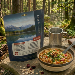 Outdoor Food - Vegetable Jambalaya • Outdoor maaltijd van Trek'n Eat