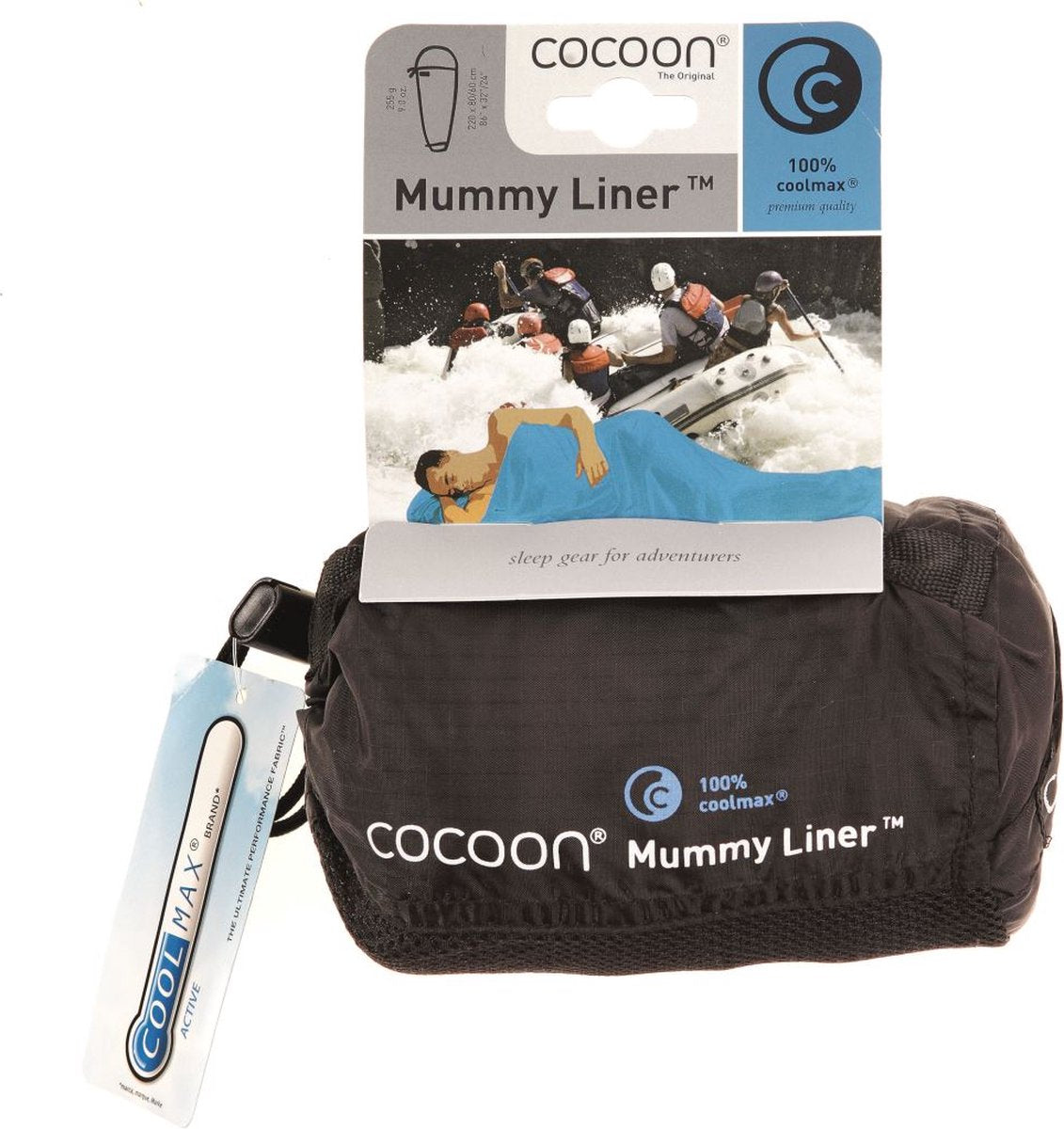 Cocoon - Cocoon Mummy Liner CoolMax Bluemax • Lakenzak