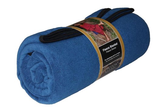 Cocoon Fleece Blanket – Compact en Lichtgewicht Fleece Deken - Blue Pacific