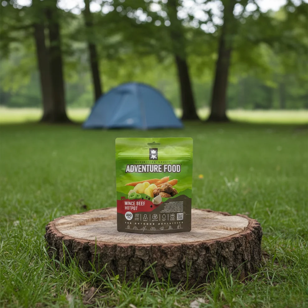 Adventure Food Minced Beef Hotpot gevriesdroogde stamppot met rundergehakt en aardappel