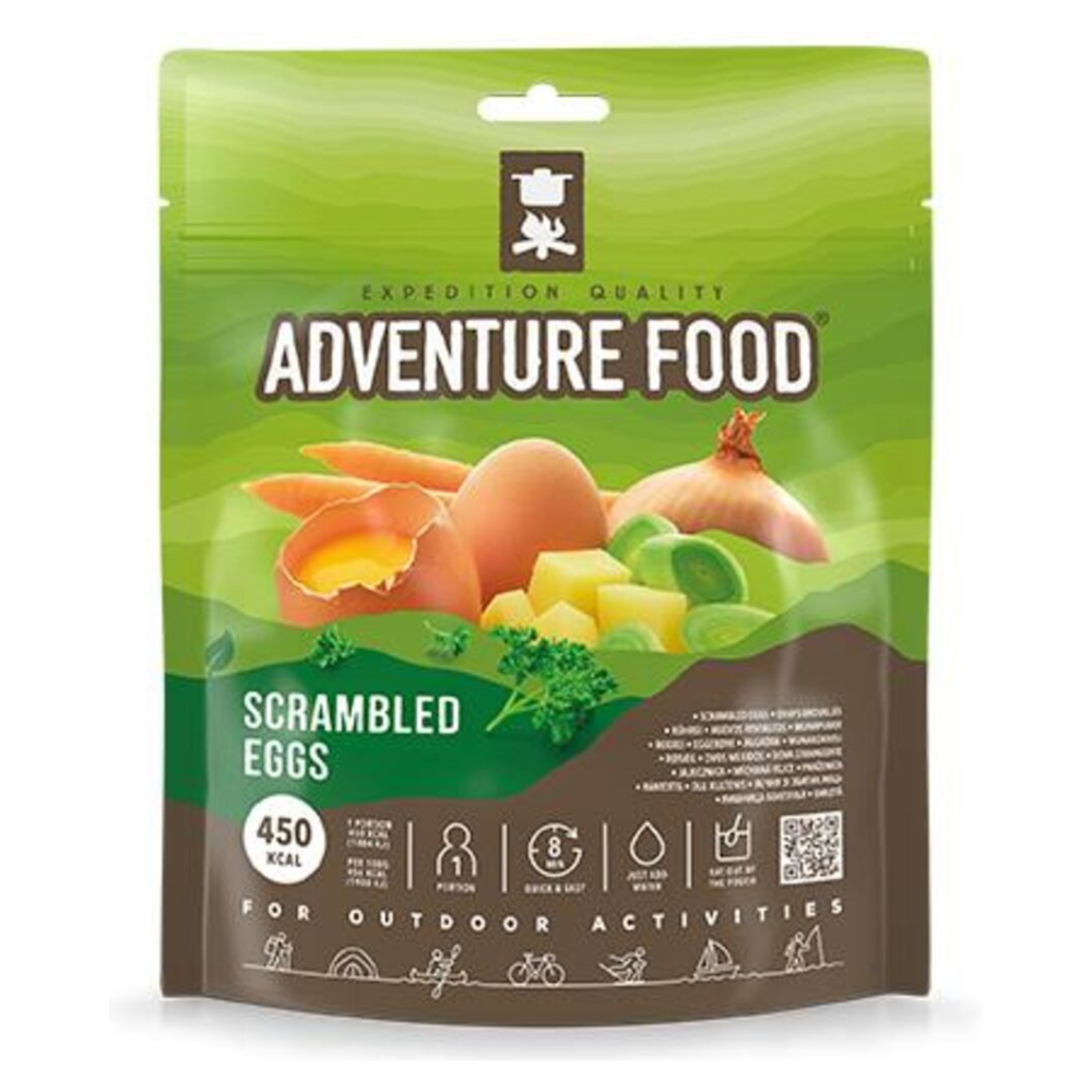 Adventure Food Scrambled Eggs gevriesdroogd roerei met aardappel en groenten voor outdoor