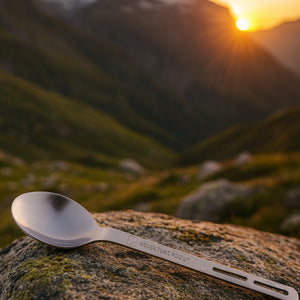 Adventure Food Spoon Titanium ultralichte outdoor lepel van titanium met lang handvat