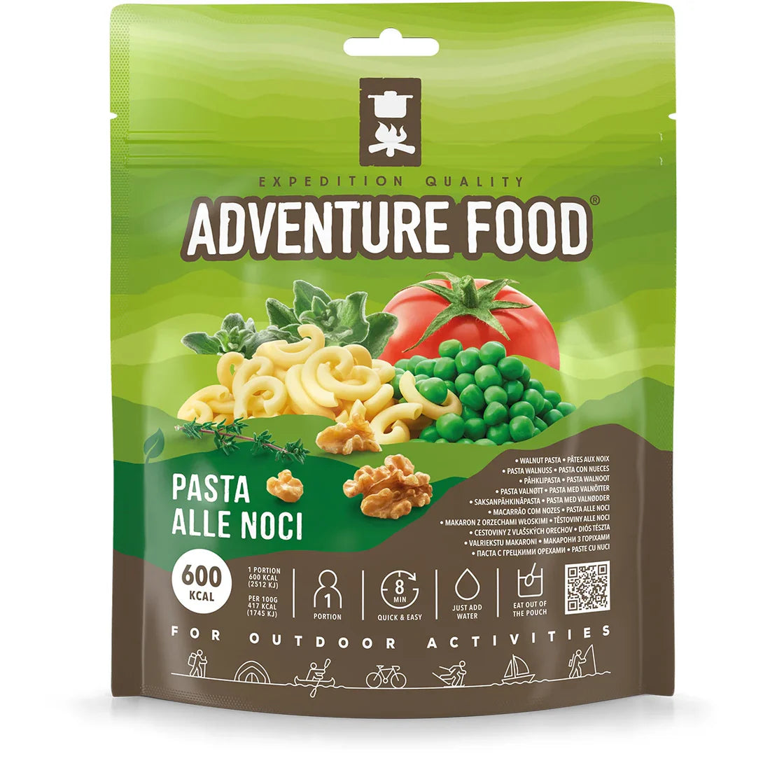 Adventure Food Vegetarisch Variatiepakket met diverse gevriesdroogde vegetarische maaltijden