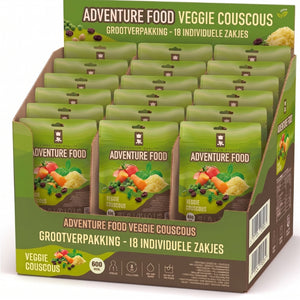 Adventure Food Veggie Couscous vegetarische gevriesdroogde maaltijd in een zakje voor outdoor activiteiten