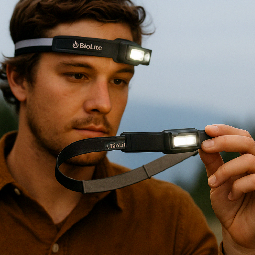 Biolite Dash 450 wiederaufladbare Stirnlampe
