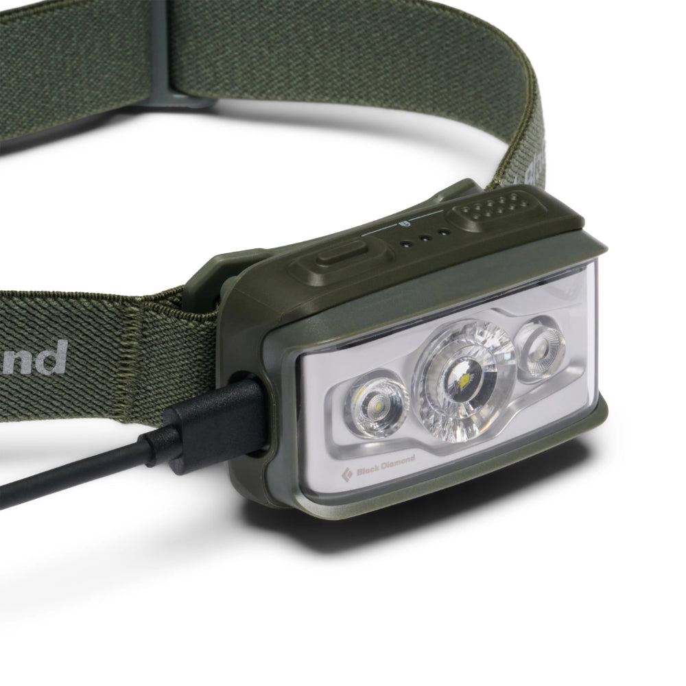 Black Diamond Storm 550 LED hoofdlamp in de kleur tundra met instelbare hoofdband en hoge lichtopbrengst 2