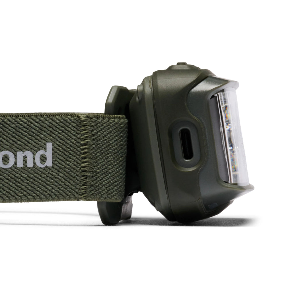 Black Diamond Storm 550 LED hoofdlamp in de kleur tundra met instelbare hoofdband en hoge lichtopbrengst 3