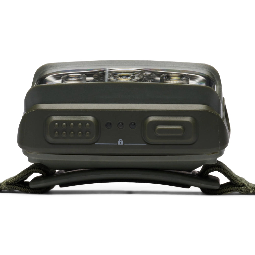Black Diamond Storm 550 LED hoofdlamp in de kleur tundra met instelbare hoofdband en hoge lichtopbrengst 6
