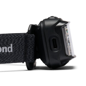 Black Diamond Storm 550 LED hoofdlamp in het zwart met instelbare hoofdband en hoge lichtopbrengst 3