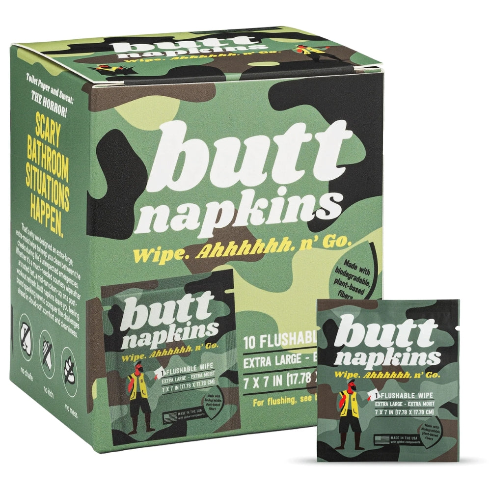 Butt Napkins • Doekjes • Outdoor Hygiëne & Onderweg
