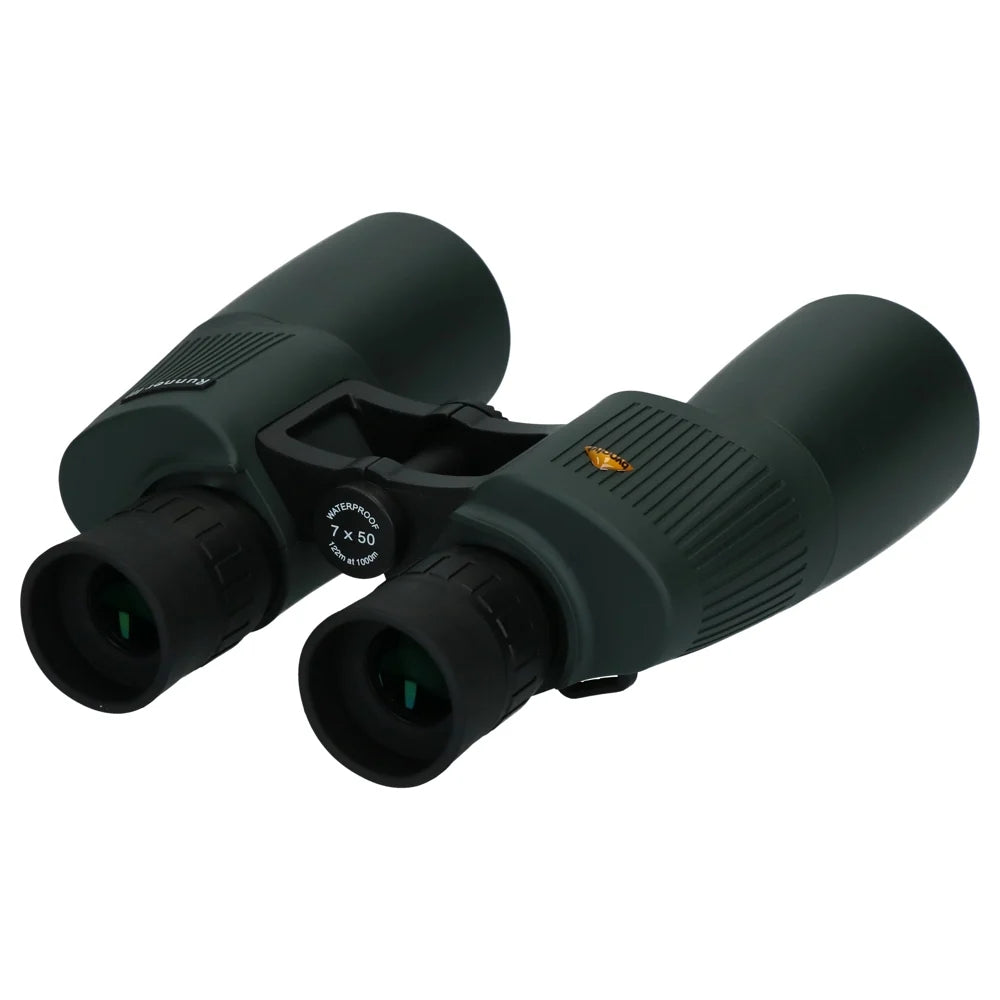 Bynolyt Runner III 7x50 Fixed Focus porro verrekijker met zwarte rubberen behuizing en vaste scherpstelling