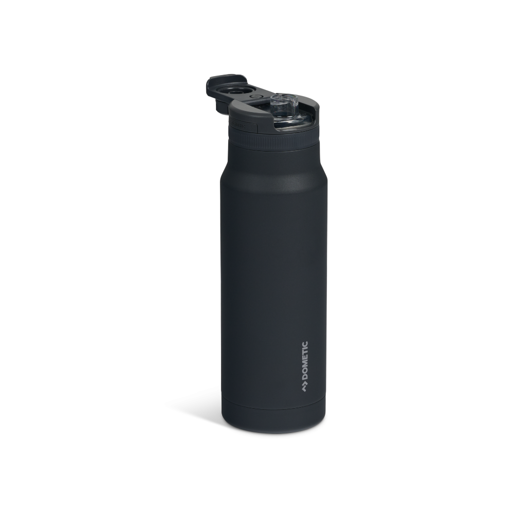 Dometic Chug Bottle 1L zwarte roestvrijstalen geïsoleerde drinkfles