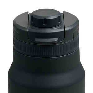 Dometic Chug Bottle 1L bovenkant van de zwarte fles inclusief de dop