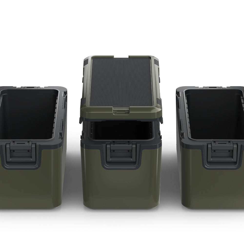 Dometic Recon hardside 69L groene reiskoffer van kunststof met wieltjes en ritssluiting 6