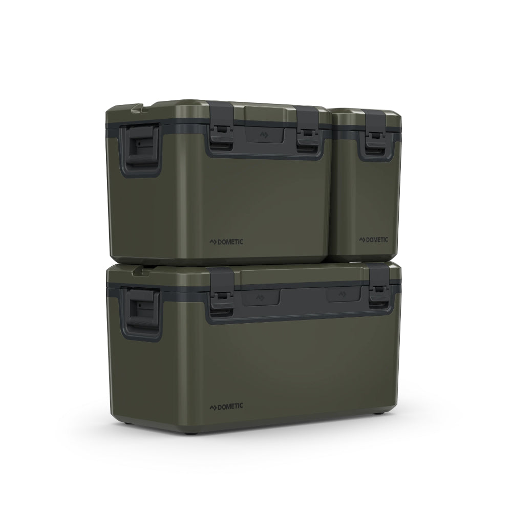 Dometic Recon hardside 69L groene reiskoffer van kunststof met wieltjes en ritssluiting meer