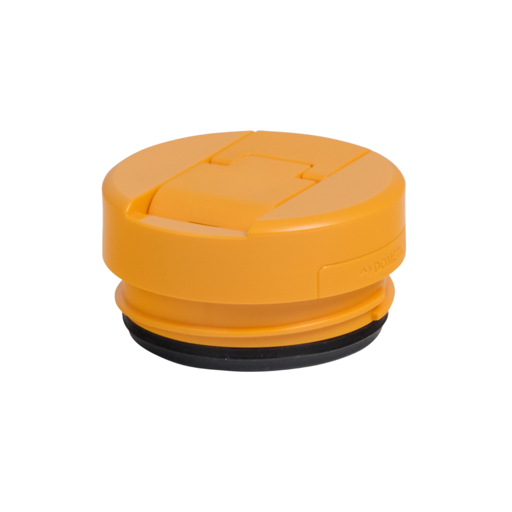 Dometic Sip Lid 76mm gele drinkdop in gesloten stand