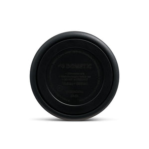 Dometic Tumbler 500ml zwarte schroefdeksel gezien vanaf de bovenkant