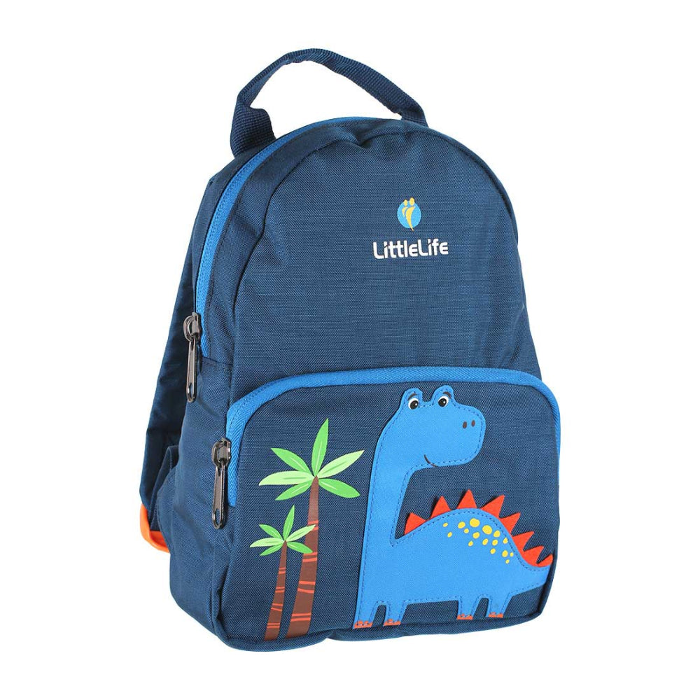 Friendly Faces Toddler Backpack kinderrugzak in de vorm van een groene dinosaurus met schattige details en comfortabele schouderbanden