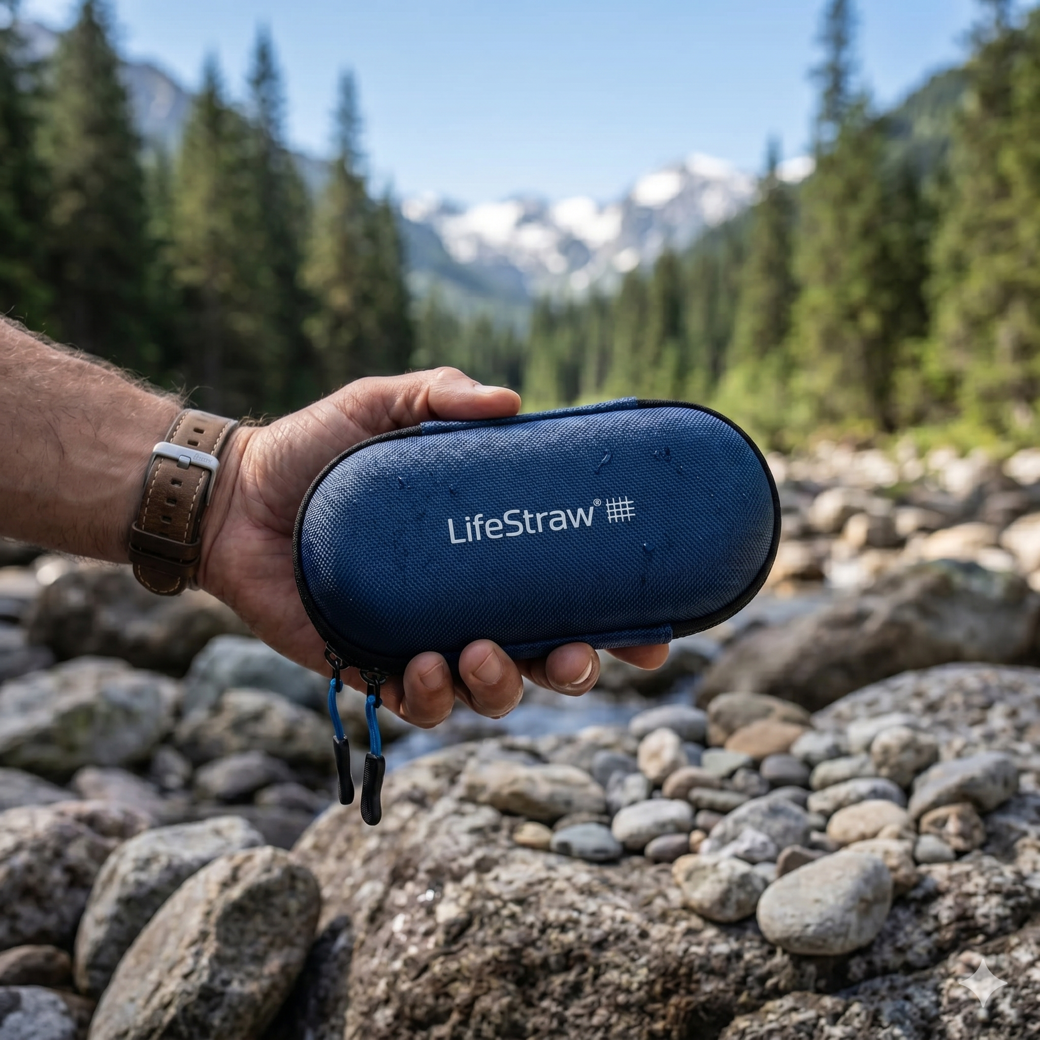 LifeStraw Peak Solo Schutzhülle Mountain Blue 