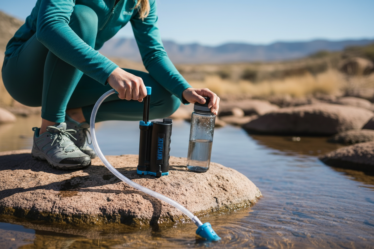 LifeSaver Wayfarer 5000 — Draagbare waterzuiveraar (5000 L) - Outdoor Food